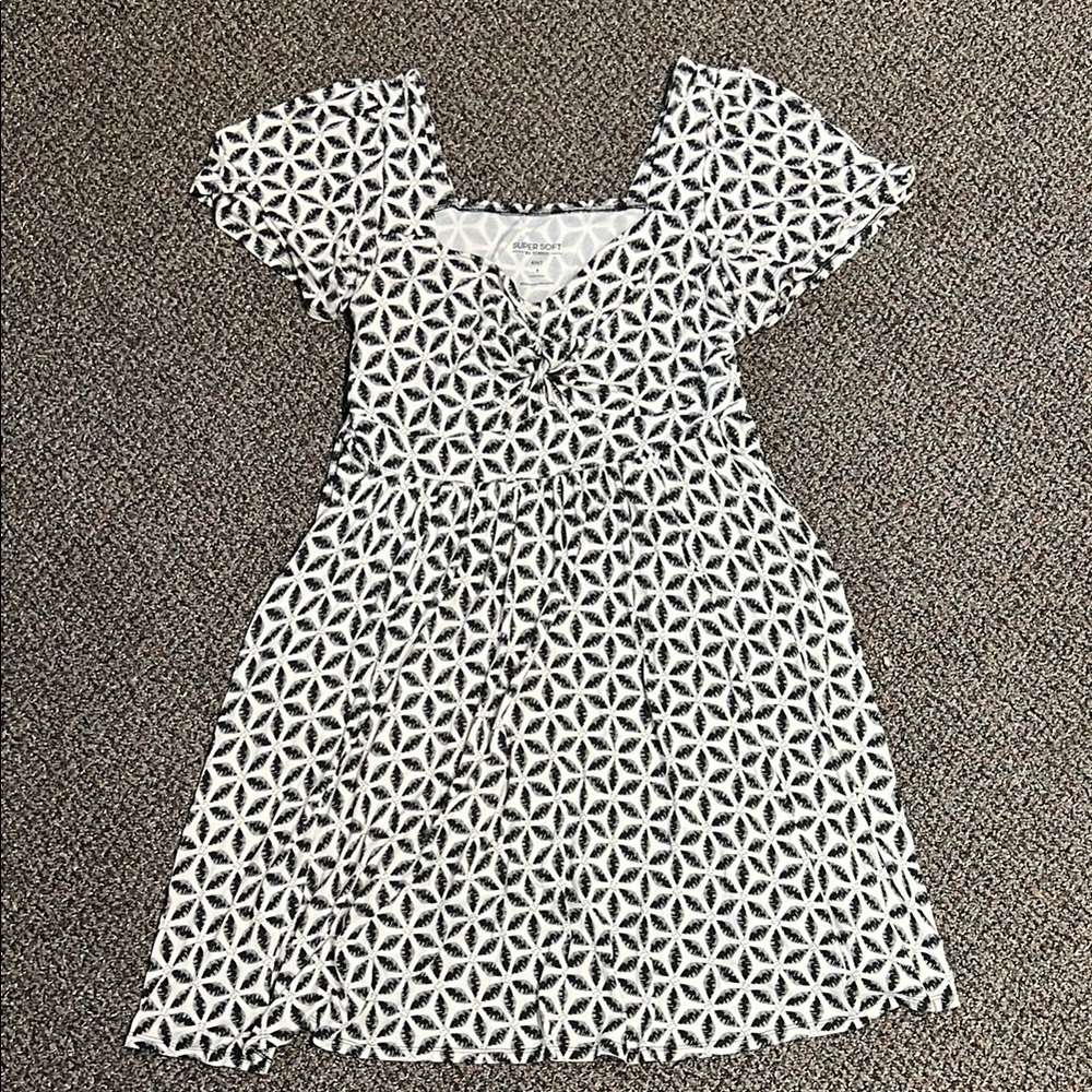 Torrid Super Soft Flutter-Sleeve Skater Dress